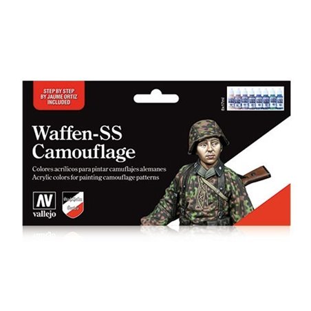 Model Color SET 17ml - Waffen-SS Camouflage Set