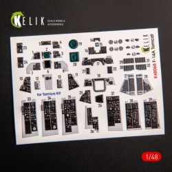 F-14A Tomcat late interior 3D decals for Tamiya kit 2