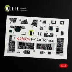 F-14A Tomcat interior 3D decals for Italeri kit 2