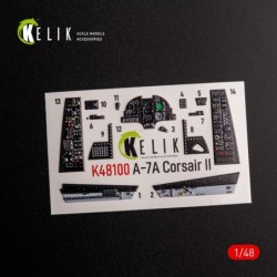 A-7A Corsair II - interior 3D decals for HobbyBoss kit 2