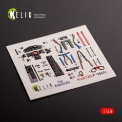 F-104G - interior 3D decals for Kinetic kit