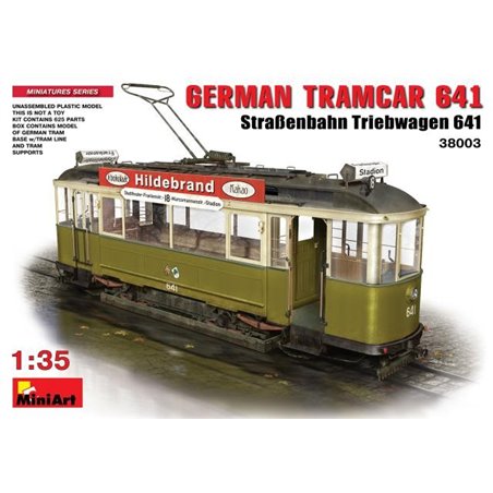 1/35 German Tramcar 641 Strabenbahn Triebwagen 641