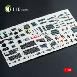 F-14A - interior 3D decals for Hasegawa kit 2