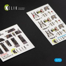 F-4(C,D) Phantom II interior 3D decals for Hasegawa kit 2