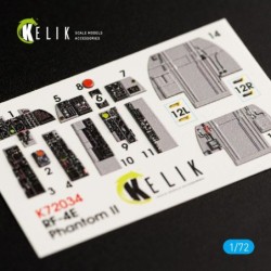 RF-4E Phantom II interior 3D decals for Hasegawa kit 2