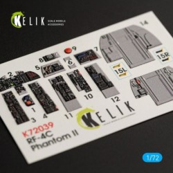 RF-4C Phantom II interior 3D decals for Hasegawa kit
