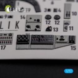 KI-21 interior 3D decals for ICM kit 2