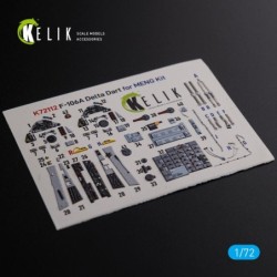 F-106A Delta Dart interior 3D decals for Meng kit