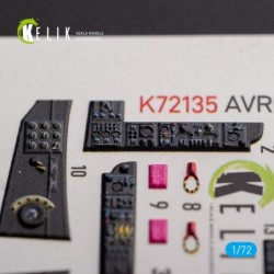 AVRO VULCAN B.2 Front cockpit - interior 3D decals for Airfix kit 2