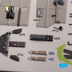Brewster 239E - interior 3D decals for Hobby 2000/Hasegawa kit 2