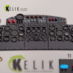 Vickers Valiant B(PR)K.1 front cockpit - interior 3D decals for Airfix kit 2