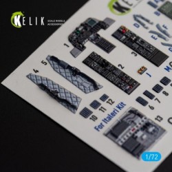 OA-10A Thunderbolt - interior 3D decals for Italeri kit 2