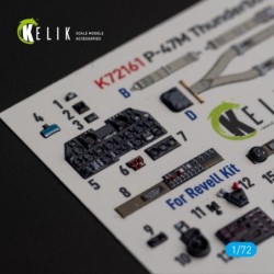 P-47M Thunderbolt- interior 3D decals for Revell kit 2