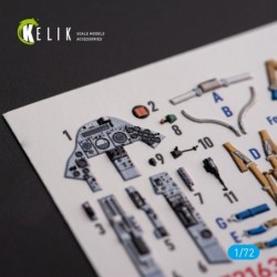 F.2A Lighting - interior 3D decals for Airfix kit 2