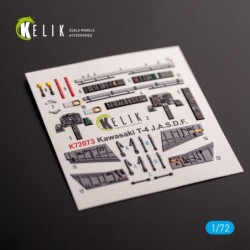 Kawasaki T-4 - interior 3D decals for Hasegawa kit 2