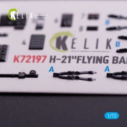 H-21 Flying Banana - interior 3D decals for Italeri kit 2