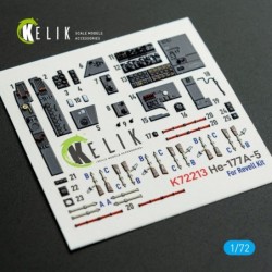 He-177A-5 - interior 3D decals for Revell kit 2