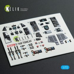 F-14B Tomcat - interior 3D decals for HobbyBoss kit 2