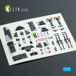 F-14B Tomcat - interior 3D decals for Academy kit 2