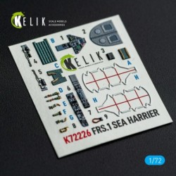 FRS.1 SEA Harrier - interior 3D decals for Italeri kit 2