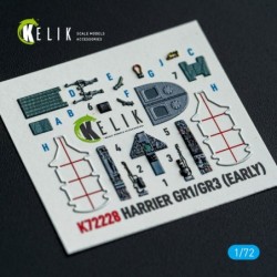 Harrier Gr1/Gr3 (Early) - interior 3D decals for Italeri kit 2
