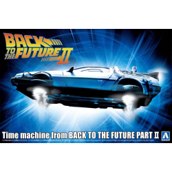 Maqueta Aoshima 1/24 Back to the Future Part II Time Machine DeLorean modo vuelo AOS-06437