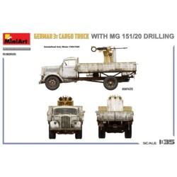 German 3t Cargo Truck with  MG 151/20 Drilling 2