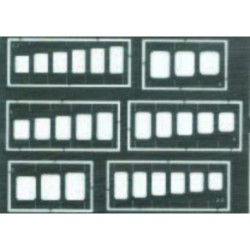 Quadrate und Rechtecke Gravierschablone