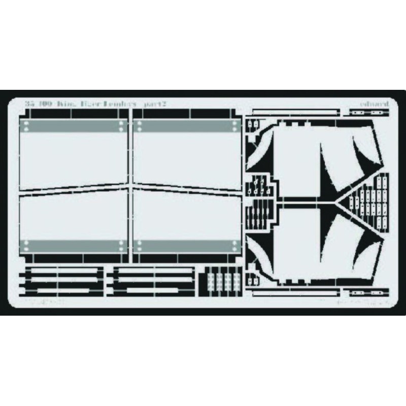 Eduard Photoetched parts 1/35 King Tiger Fenders (for Tamiya)
