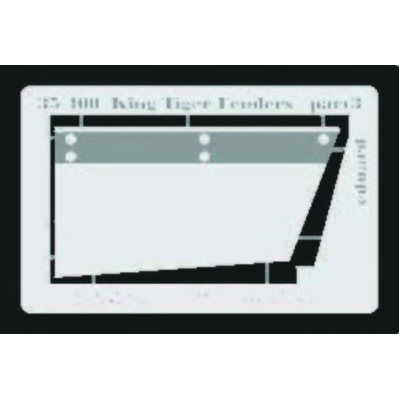 Eduard Photoetched parts 1/35 King Tiger Fenders (for Tamiya)