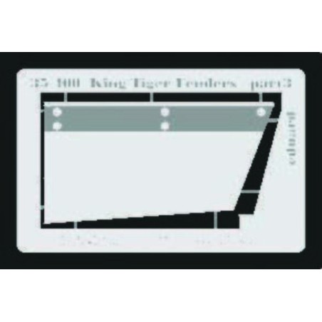 Eduard Photoetched parts 1/35 King Tiger Fenders (for Tamiya)