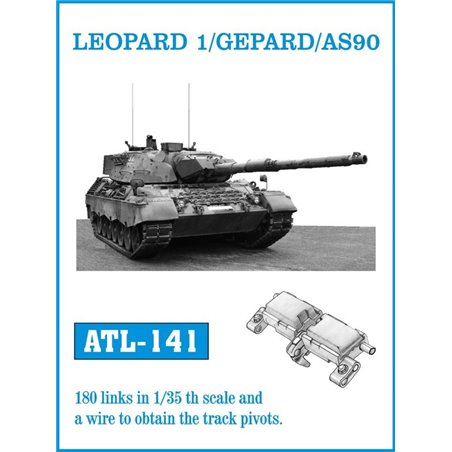 1/35 Cadena Metálica ATL-141 LEOPARD 1 / GEPARD/ AS90