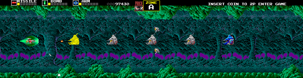 Darius Arcade version screenshot